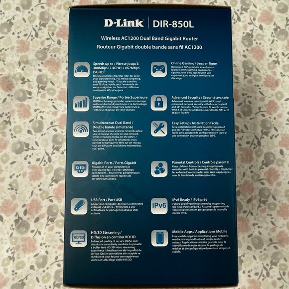 D-Link AC1200 Dual Band Gigabit Router - DIR850L - Picture 5 of 13